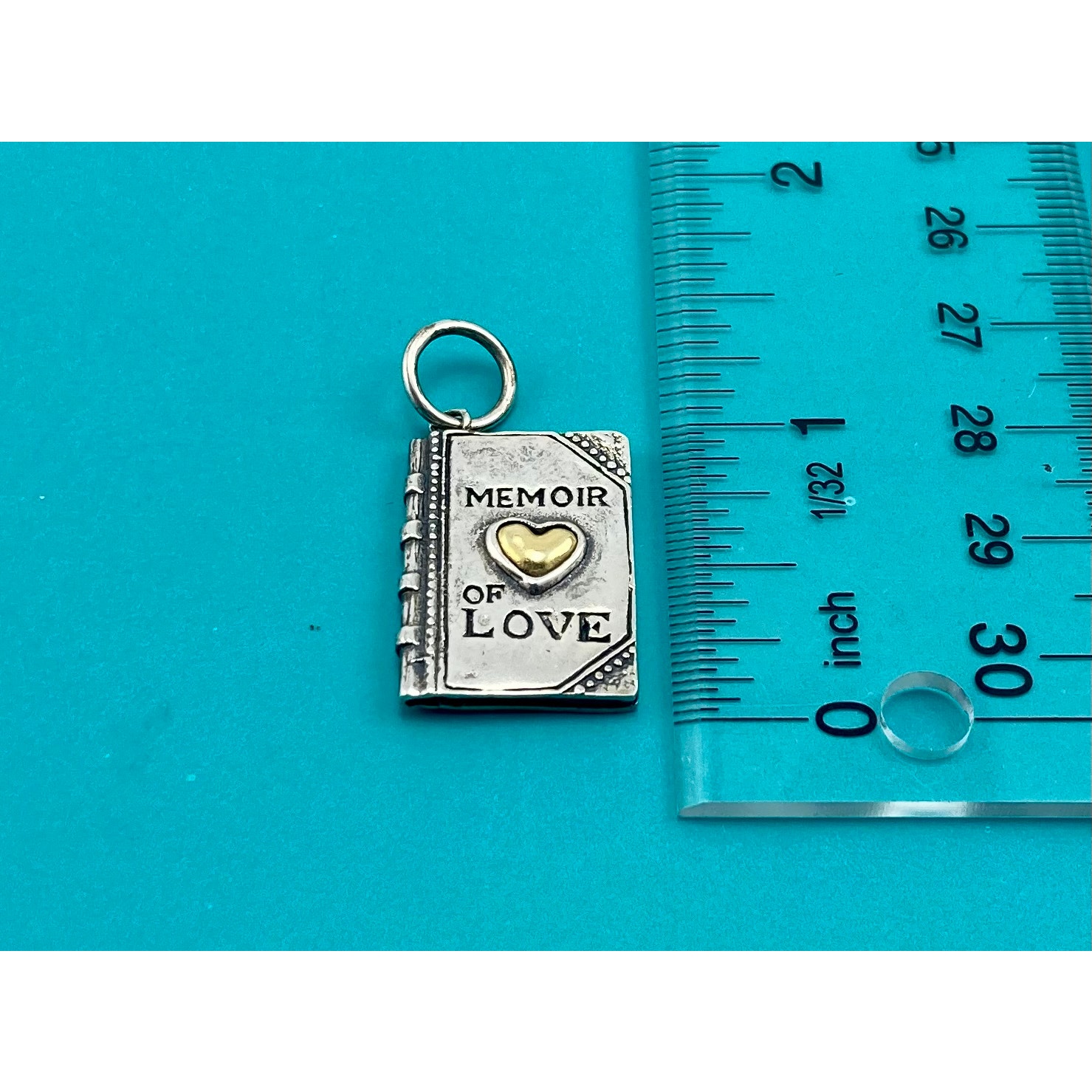 Waxing Poetic Sterling Silver Memoir Of Love Charm